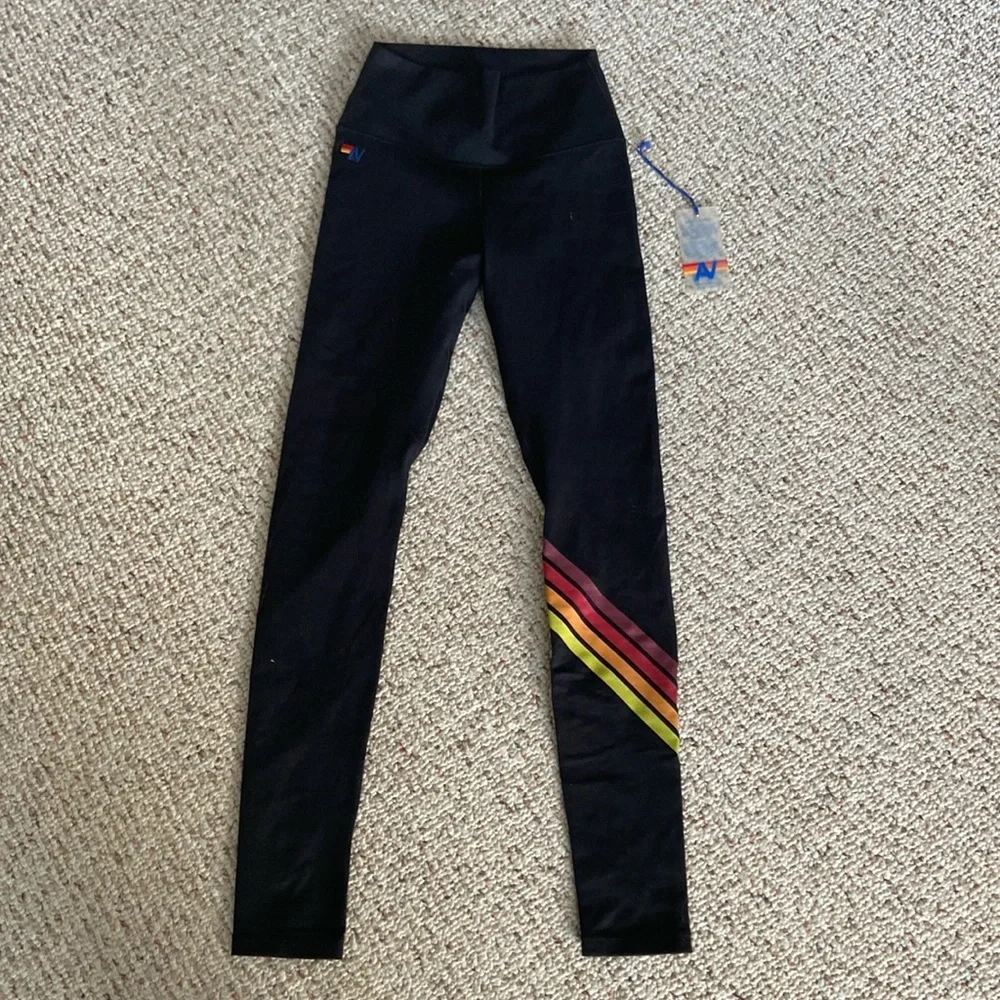 Aviator Nation black leggings brand new with tags size XS